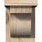 Ekena Millwork Del Monte Rough Sawn Corbel w/Backplate, Douglas Fir, 6"W x 8"D x 8"H COR06X08X08DEL01RDF - alternate 4